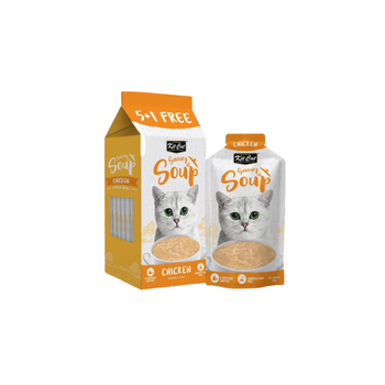 كت كات حساء الدجاج للقطط 300جرام