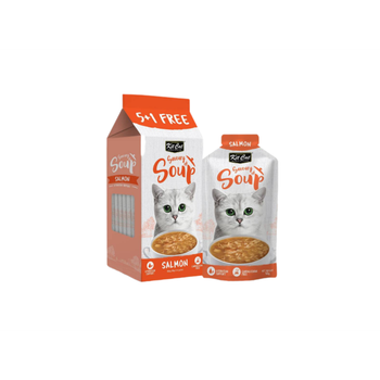 كت كات حساء السلمون  للقطط 300جرام