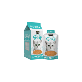 كت كات حساء الماكولات البحرية للقطط 300جرام