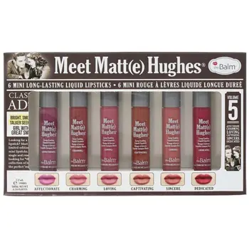 Meet Matt(E) Hughes Set  Mini Long-Lasting Liquid Lipsticks 6Pieces