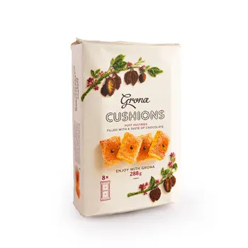 غرونا  كوشنز بسكويت بف باستري بحشوة الشوكولاته 288جرام
