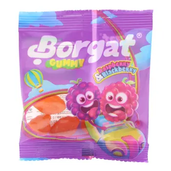 Borgat Raspberry & Blackberry Gummy Candy 15g