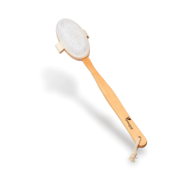 Blf Wooden Bath Loofah With Handle 1Piece