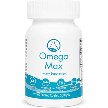 Omega Max Enteric-Coated Dietary Supplement 60 Capsules