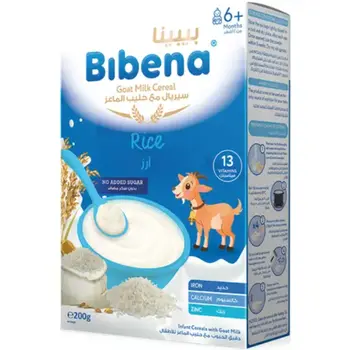 Bibena Goat Milk Cereals - Rice 200g