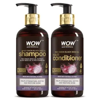 Wow Skin Science Onion Shamp Cond Oil Kit 800M
