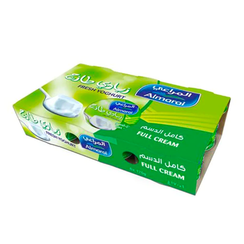 المراعي زبادي طازج كامل الدسم 170 جرام × 6