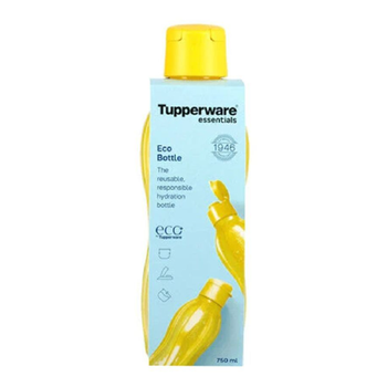 Tupperware Essentials Yellow Eco Bottle 750ml