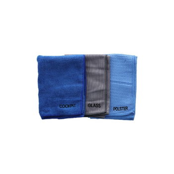 Saco 3-Piece Microfiber Cloth Set 40x40cm