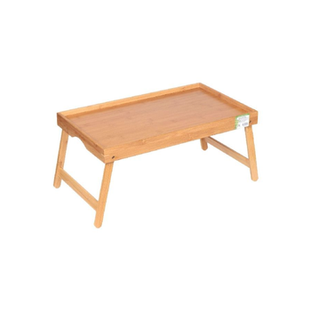 بين سيرفي طاولة إفطار من الخيزران قابلة للطي وصديقة للبيئة وموفرة للمساحة، بني، 4× 50× 30سم G11-M047 1قطعة