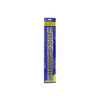 Regal Tools 3-Piece Socket Holder Set Blue 2.8×46×9.6Cm 1Piece