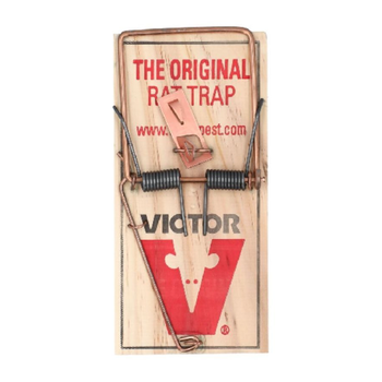 فيكتور مصيدة فئران فيكتور متينة بدواسة معدنية فعالة للاستخدام الداخلي والخارجي لون بيج 1×7×3.25 بوصة 1قطعة
