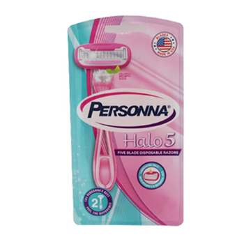 بيرسونا شفرات حلاقة هالو5 للنساء 2قطعة