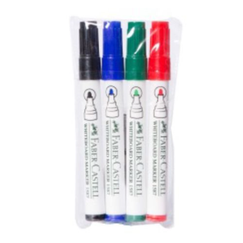 جرافيت كاستيل اقلام سبورة بيضاء رأس مشطوف طقم 4قطعة