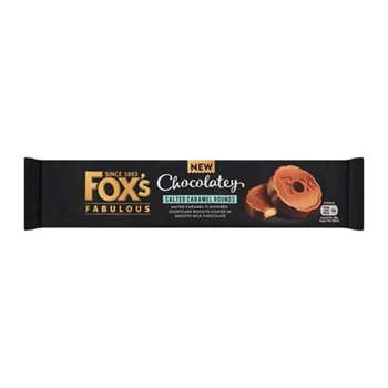 Fox's Salted Caramel Rounds 130g