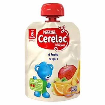 Nestle Cerelac 6 Fruits Puree 90g
