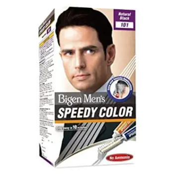 Bigen Men's Speedy Natural Black Hair Color 80g