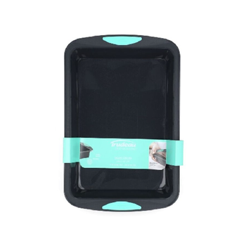 TRUDEAU Black Silicone Cake Pan 9x13 Inch