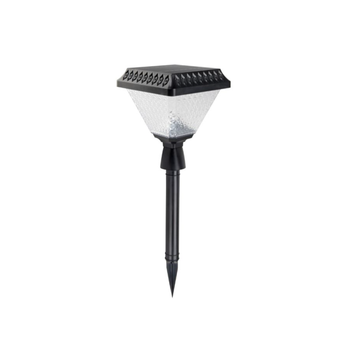 Philips 3000K 300 Lumen Pro Solar Sq Uare Garden Light With Spike Stud Black And Clear 50 X 16 X 16 Cm Phi-911401855102 *(101642) 1Piece