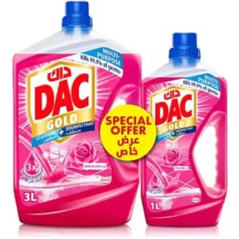 DAC Gold Rose Cleaner & Disinfectant 3+1L