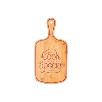 بين سيرفي لوح تقطيع من الخيرزان بمقبض بني 19.5 x 1 x 39سم H-2047L-UV7 1قطعة