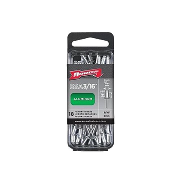 Arrow RSA Heavy-Duty Aluminum Rivets 18 Pieces