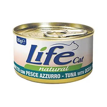 Life Cat Natural Tuna with Ocean Fish 85g