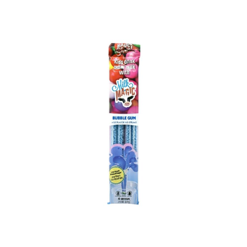 MILK MAGIC Bubble Gum Milk Straws 4x21g