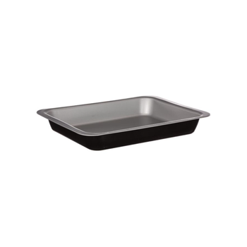 Jja Sa Signature Rectangular Metal Baking Dish Black And Silver 32 X 24Cm 146470 *(99946) 1Piece