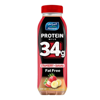 Almarai Strawberry & Banana Protein Milk 400ml