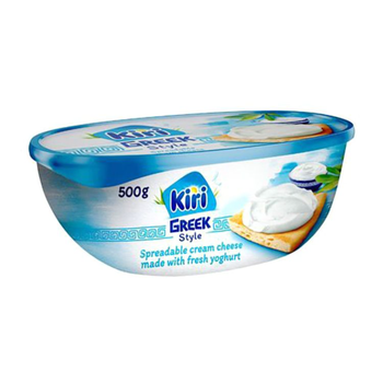 Kiri Greek Style Spreadable Cream Cheese 500g
