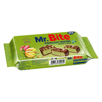 تورن مستر بايت ويفر مغطى بكريمة الفستق الفاخرة  38جرام