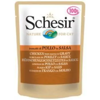 شيسير طعام قطط بفيليه الدجاج في الصلصة 85 جم