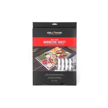 GRILL MARK Dual-Sided Barbecue Sheet 18x12 inch