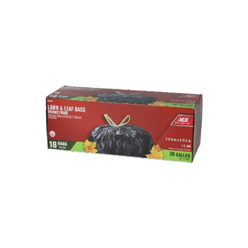 إيس أكياس قمامة برباط 18 قطعة أسود 39 جالون 1323888 1قطعة