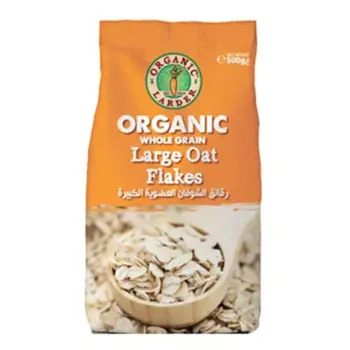Organic Larder Whole Grain Large Oat Flakes 500g