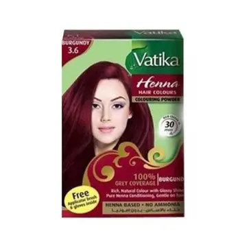 Vatika Henna Hair Burgundy Color 60g