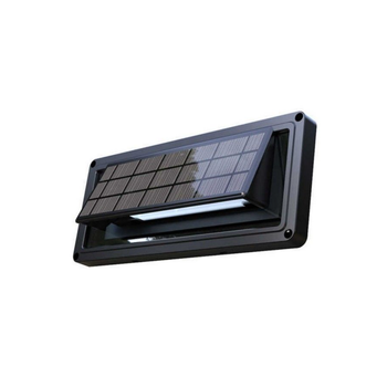 Taaq Aaluminium Alloy Body Rectangular Outdoor Solar Step Stair Light Black 25 X 53 X 50 Cm Swl03C *(97748) 1Piece
