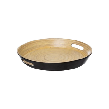 Saco Black-Brown Bamboo Tray 42cm