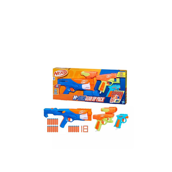 Hasbro Nerf N Series Gear Up Pack Blaster Gun With Darts Set Multicolour 26 X 61 X 6.7 Cm Hnef8633Eu4 *(101941) 1Piece