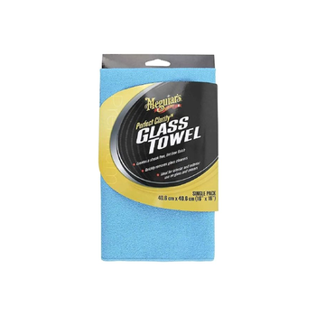 ميجويرز X210300 بيرفكت كلاريتي منشفة للزجاج لا تترك وبر أو آثار أزرق 40.6 × 40.6 سم 1قطعة