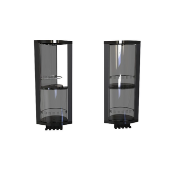 بريمانوفا علبة زاوية حمام دوارة بتصميم متين وأنيق باللون الأسود مقاس 66 × 23 × 16 سم M-S03-B 1قطعة