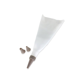 White and Grey Silicone Piping Bag 38.5cm