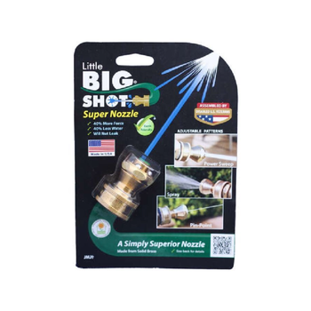 ليتلبج 7514409 فوهة خرطوم للتدفق المستمر قابلة للضبط بثلاثة أنماط ذهبي 6.75 x 4.85 x 1.2 سم 1قطعة