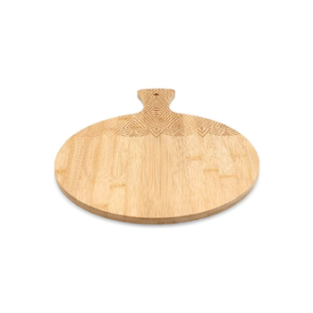 بين سيرفي لوح تقطيع من الخيزران الطبيعي الصديق للبيئة مع مقبض بني 40× 30سم H-2014 1قطعة