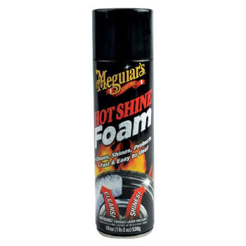 Meguiars Hot Shine Foam Tire Cleaner Spray 19 Oz G13919 *(3540) 1Piece