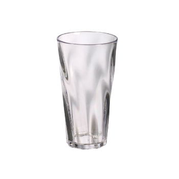 FELLI Clear Waterway Pattern Drink Glass 20oz