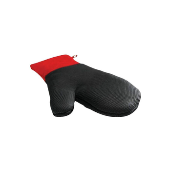 Saco Comfortable Grip Neoprene Grilling Mitt Black-Red