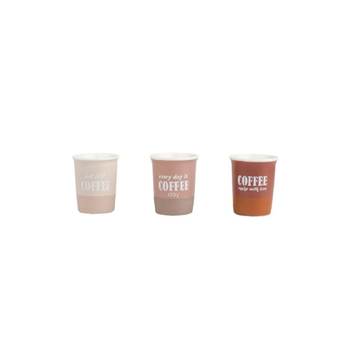 KALRING Multicolour Bone China Coffee Cup Set 120ml