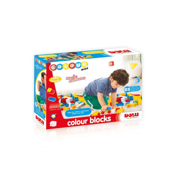 أطعمة لذيذةماجيك كولورز مكعبات بناء للأطفال الصغار مكونة 85 قطعة متعددة الألوان 28.5 × 8 × 36.5 سم 142644 1قطعة